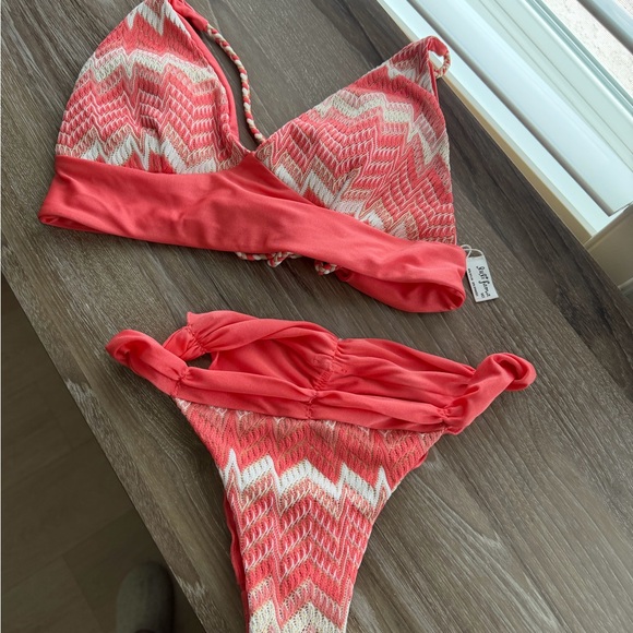 Luli Fama Vibrant Coral Bikini - Picture 1 of 3